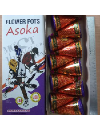 Flower Pots Asoka (10Pcs) | Best Sivakasi Crackers